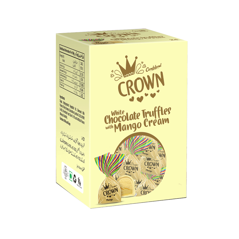 CANDYLAND CROWN WHITE CHOCOLATE MANGO 36`S